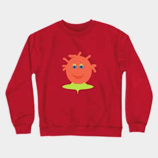 Cool Funny Little Dummy Monster Crewneck Sweatshirt